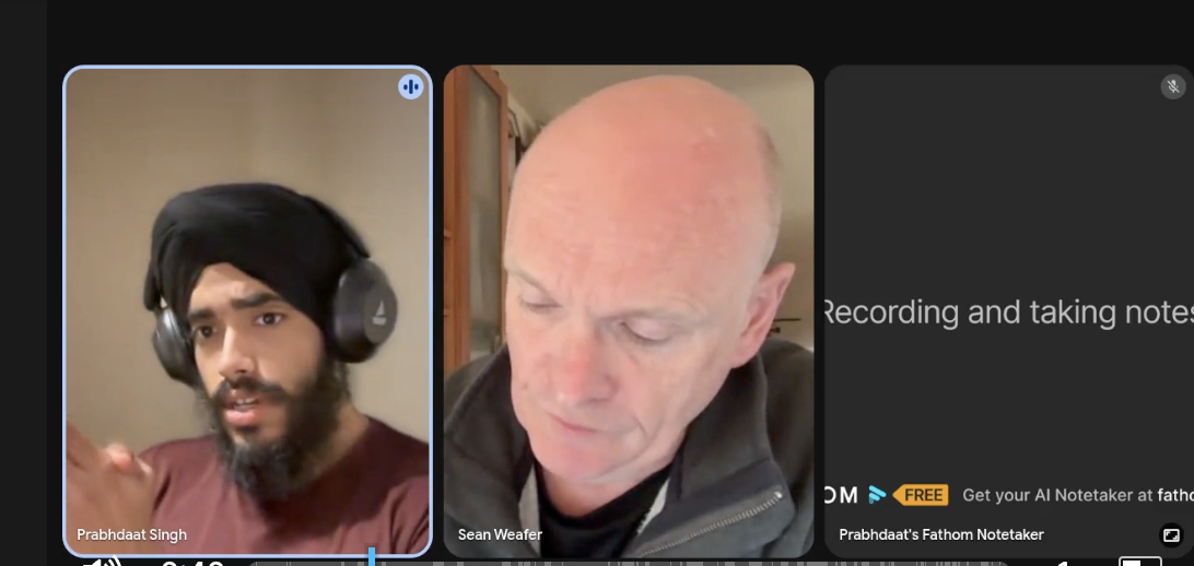 Discovery call screenshot 11