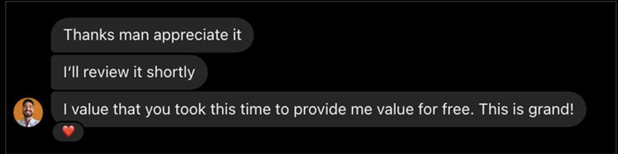Message screenshot 3